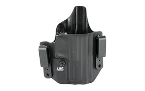 L.A.G. Tactical  Inc. Defender Series  OWB/IWB Holster  Fits Springfield XD Service 9/40  4" Barrel  Kydex  Right Hand  Black Finish 3010