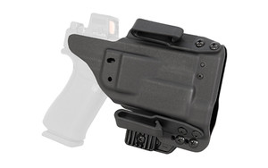 Mission First Tactical Pro Holster  Inside Waistband Holster  Ambidexrous  For Glock 43X with Streamlight TLR 7  Kydex  Includes 1.5" Belt Attachment  Black H5-GL-3-WL-7