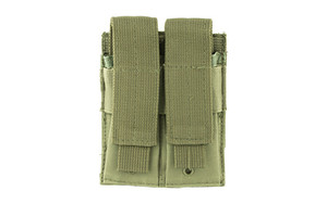 NcSTAR Double Pistol Magazine Pouch  Nylon  Green  MOLLE Straps for Attachment  Fits Two Standard Capacity Double Stack Magazines CVP2P2931G NcSTAR Double Pistol Magazine Pouch  Nylon  Green  MOLLE Straps for Attachment  Fits Two Standard Capacity Double Stack Magazines CVP2P2931G