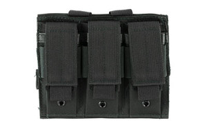 NcSTAR Triple Pistol Magazine Pouch  Nylon  Black  MOLLE Straps for Attachment  Fits Three Standard Capacity Double Stack Magazines CVP3P2932B NcSTAR Triple Pistol Magazine Pouch  Nylon  Black  MOLLE Straps for Attachment  Fits Three Standard Capacity Double Stack Magazines CVP3P2932B