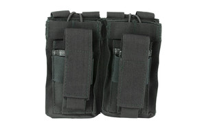 NcSTAR Double AR Magazine Pouch  Nylon  Black  MOLLE Straps for Attachment  Fits Two AR Style Magazines CVAR2MP2927B NcSTAR Double AR Magazine Pouch  Nylon  Black  MOLLE Straps for Attachment  Fits Two AR Style Magazines CVAR2MP2927B