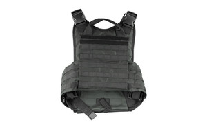 NcSTAR Plate Carrier Vest  Nylon  Black  Size Medium-2XL  Fully Adjustable  PALS/ MOLLE Webbing  Compatible with 10" x 12" Hard Plates CVPCV2924B