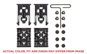 Safariland ELS  Platform Kit  Black  2 Male & 2 Female  Screws  Polymer ELS-KIT1-2