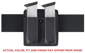 Safariland Model 73 Open Top Double Magazine Pouch  For 2.25" Duty Belts  Fits Glock 17  Hardshell STX  STX Tactical Black Finish 73-83-13