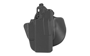 Safariland Model 7378  7TS  ALS Slim Concealment Holster w/ Flexible Paddle and Adjustable Belt Loop  Fits 1911 Commander  Kydex  Black  Right Hand 7378-51-411