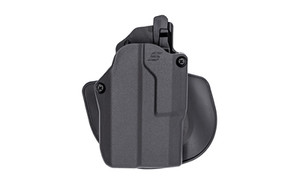 Safariland Solis  OWB Holster  Paddle/Belt Mounted  For Glock 43X/48  Laminate Construction  Black  Left Hand SOLIS-1-895-2-7-C3-412
