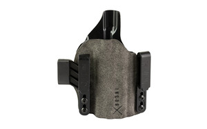 Safariland INCOG-X  Joint Collaboration with Haley Strategic  Inside the Waistband Holster  Fits Smith & Wesson M&P M2.0  Microfiber Suede Wrapped Boltaron Construction  Gray  Right Hand INCOG-0-222-A-0-CX2-61
