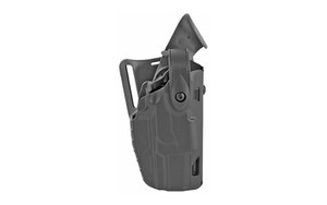 Safariland Model 7360 7TS ALS/SLS Mid-Ride Level III Retention Duty Holster  Fits Sig P320 Compact 9MM/40/45  Right Hand  Plain Black 7360-750-411
