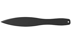 Cold Steel Sure Flight Sport  Fixed Blade Knife  Black  PlainEdge  Throwing Knife  12" Overall Length  1055 Carbon  Black Handle CS-80STK12Z