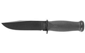 KA-BAR Knives Mark I  Fixed Blade Knife  5.125" Blade Length  9.188" Overall Length  1095 Cro-Van Steel  Matte Finish  Black  Black Kraton Handle  Plain Edge  Includes Hard Plastic Sheath 2221 KA-BAR Knives Mark I  Fixed Blade Knife  5.125" Blade Length  9.188" Overall Length  1095 Cro-Van Steel  Matte Finish  Black  Black Kraton Handle  Plain Edge  Includes Hard Plastic Sheath 2221