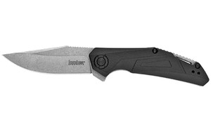 Kershaw Camshaft  3" Folding Knife/Assisted  Clip Point  Plain Edge  4CR13 Stonewashed  Black Glass-Filled Nylon Handle 1370 Kershaw Camshaft  3" Folding Knife/Assisted  Clip Point  Plain Edge  4CR13 Stonewashed  Black Glass-Filled Nylon Handle 1370