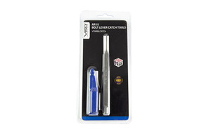 NcSTAR AR15 Bolt Catch Lever Tool  Includes Polymer Drift Punch Guide Jig and Steel Punch  Black and Blue VTARBLCATCH NcSTAR AR15 Bolt Catch Lever Tool  Includes Polymer Drift Punch Guide Jig and Steel Punch  Black and Blue VTARBLCATCH