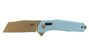 SOG Knives & Tools Diverge XR  Folding Knife  3" Sheepsfoot Straight Edge  Alumminum Handle  Blue  PVD Finsih  D2 Construction SOG-12-02-02-43 SOG Knives & Tools Diverge XR  Folding Knife  3" Sheepsfoot Straight Edge  Alumminum Handle  Blue  PVD Finsih  D2 Construction SOG-12-02-02-43