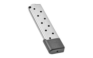 CMC Products Magazine  Power Mag Plus  45ACP  10 Rounds  Fits 1911  Stainless M-PMP-45FS10
