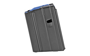 DURAMAG Magazine  6.5 Grendel  10 Rounds  Fits AR Rifles  Stainless Steel  Blue Anti-Tilt AGF Follower  Black 1065041176CPD
