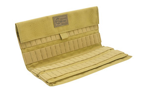 Cole-TAC Ammo Novel  Shell Holder  Fits .22-250  .243  6mm Creedmoor  6.5mm Creedmoor  7mm-08  .308  .338 Federal  7mm Rem Mag  .270 Win  .30-06  300 Win Mag  338 Win Mag  5.56/.223  300 BLK  204 Ruger  6mm  Coyote Brown AN1002