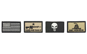 Walker's Patriot  Come & Take It Patch Kit  Includes 4 Assorted Patches  Actual Patches may vary from Image  Designs Subject to Change GWP-PATKIT2