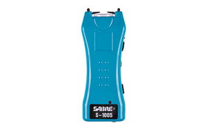 Sabre Stun Gun  1.600 uC Mini Stun Gun w/ holster  Teal S-1005-TQ Sabre Stun Gun  1.600 uC Mini Stun Gun w/ holster  Teal S-1005-TQ