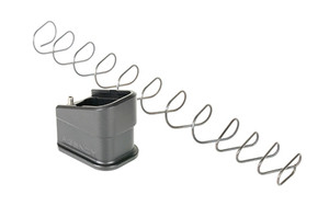 Agency Arms +5 Magazine Extension  Fits Glock 17 Magazines  Anodized Finish  Black  Aluminum Construction BP-G17-BLK