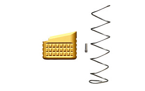 Backup Tactical Mag Extension  Flat Dark Earth  Fits Glock 17/19/22/23  Plus 5 Rounds  Includes Extra Power Spring G1923MEXT-FDE