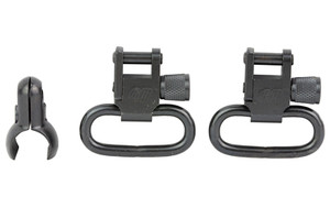GrovTec GTSW40  Two Piece Barrel Band  Black Oxide Finish  Black  Includes (2) GT Locking Swivels  (1) .420" - .470" Clip On Stud  (1) Wood Screw Stud  (2) Spacers GTSW40 GrovTec GTSW40  Two Piece Barrel Band  Black Oxide Finish  Black  Includes (2) GT Locking Swivels  (1) .420" - .470" Clip On Stud  (1) Wood Screw Stud  (2) Spacers GTSW40