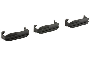 Magpul Industries PMAG Impact/Dust Cover  Fits 5.56x45 PMAG 30 AR/M4 GEN M2 MOE  PMAG 20  And EMAG  3 Pack  Polymer Construction  Black MAG216-BLK