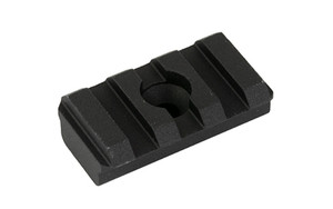 Nordic Components Shotgun Magazine Tube Components  Black  Picatinny Rail for Barrel Clamp TRL-BCT-150K