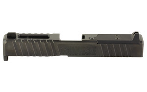 Noveske DM Slide  DLC Finish  Black  Direct Mount Optics Ready  For Glock 19 Gen 5  Includes Noveske End Plate  Cover Plate w/Rear Sight  Front Sight 03002520 Noveske DM Slide  DLC Finish  Black  Direct Mount Optics Ready  For Glock 19 Gen 5  Includes Noveske End Plate  Cover Plate w/Rear Sight  Front Sight 03002520