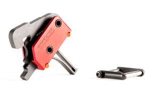 Patriot Ordnance Factory Drop-In Trigger System  Straight  3.5 Pound Pull Weight  Includes Trigger  Disconnect  Hammer  and KNS Pins 00858 Patriot Ordnance Factory Drop-In Trigger System  Straight  3.5 Pound Pull Weight  Includes Trigger  Disconnect  Hammer  and KNS Pins 00858