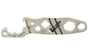 Q Fix Multi Tool  Fits Q Fix Rail  Brushed Stainless Steel Finish  Silver TOOL-MULTI-FIX