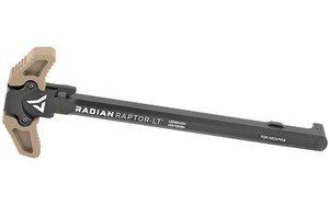 Radian Weapons Raptor-LT  Ambidextrous  Light Weight  7075 Aluminum  Polymer Overmold Handles  5.56MM  For AR15/M16  Flat Dark Earth Finish R0149