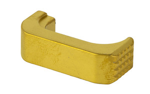 Shield Arms Premium Mag Release  For Glock 43X/48  Anodized Finish  Gold  Right Hand Only G43X-PRM-GLD-RH