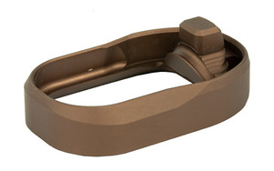 Taran Tactical Innovation Carry Aluminum Mag Well For Glock 17/22 Gen 5  Coyote Bronze Finish GMW5-AC1706