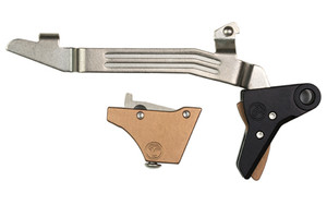 Timney Triggers Alpha Competition Trigger  Anodized Finish  Bronze  Fits Gen 3 & Gen 4 - G17  G19  G22  G23  G34 ALPHA GLOCK 3-4 - BRONZE