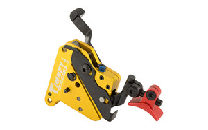 Timney Triggers Remington 700 Calvin Elite Trigger  With Safety  Adjustable Trigger Shoe  Red Finish  Adjustable Trigger Pull 8oz-2lbs 520CE-A