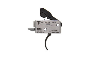 TriggerTech Duty  Curved Trigger  Single Stage  3.5LB Pull  Fits AR-10  Anodized Finish  Black AHT-SDB-33-NNC