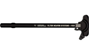 VLTOR Weapon Systems Victory  Charging Handle  Medium Latch  Fits AR-10  Matte Finish  Black VCH-LF-4