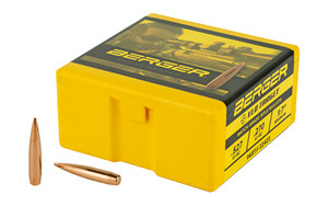 Berger Bullets VLD Target  .224 Diameter  22 Caliber  90 Grain  Boat Tail Hollow Point  100 Count 22423