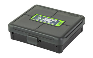 Frankford Arsenal Hinge-Top Ammo Box  1001  100 Rounds  Fits 32ACP  380 Auto and 9MM  Smoke Gray  Plastic 1083797