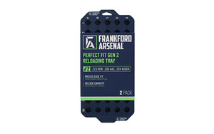Frankford Arsenal Perfect Fit Tray  Style 5  Reloading Tray  Fits 308/6.5 Creedmoor  Blue  2 Trays are Inlcuded 1183640