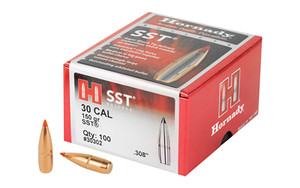 Hornady SST  .308 Diameter   30 Caliber 150 Grain  Ballistic Tip  100 Count 30302 Hornady SST  .308 Diameter   30 Caliber 150 Grain  Ballistic Tip  100 Count 30302