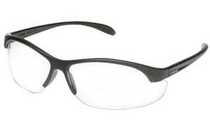 Howard Leight HL2000 Compact Safety Glasses  Black Frame  Clear Lens  Will Not Fit Adults - Ideal For Smaller Heads R-01638