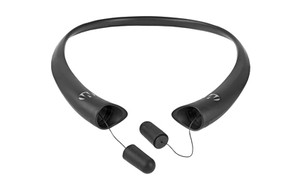 Walker's Passive  Retractable Ear Plug  Neck Worn  Black GWP-NWPAS