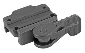 American Defense Mfg. Mount  Quick Detach  Fits Trijicon MRO  Low Profile Height  Tac Lever  Black AD-MRO-L-TAC