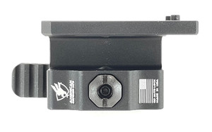 American Defense Mfg. AD-AEMS  Quick Detach Mount  1.93" High  Fits Holosun ARMS  Anodized Finish  Black AD-AEMS-H-STD