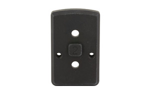 Arisaka Defense Optic Plate  Anodized Finish  Black  Fits Arisaka Offset Optic Mount  For Trijicon RMR  SRO  Holosun 407C  507C  508T  Swampfox Kingslayer  Liberty  Justice OOM-P2