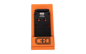 C&H Precision V4  Optic Mounting Plate  For Glock MOS (Not 43x or 48) to Trijicon RMR/SRO  Holosun 407C/507C/508T/507 Comp  C&H EDC-XL/COMP  Anodized Finish  Black  Includes Mounting Hardware GL-RSH