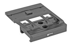 Fortis Manufacturing  Inc. F1  Black  Fits Aimpoint Micro T-2  Holosun HE403  Primary Arms Advanced Micro Dot  Sig Sauer Romeo4T F1-OPT-LOWER1/3