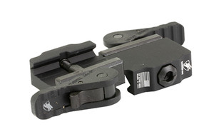 IRAYUSA Quick Detach Mount  Anodized Finish  Black  Fits Picatinny/Helmet Rail IRAY-AC36