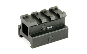 Leapers Inc. - UTG 3-Slot Compact Riser Mount .83" Medium Compact Height Picatinny Black MNT-RS08S3 Leapers Inc. - UTG 3-Slot Compact Riser Mount .83" Medium Compact Height Picatinny Black MNT-RS08S3